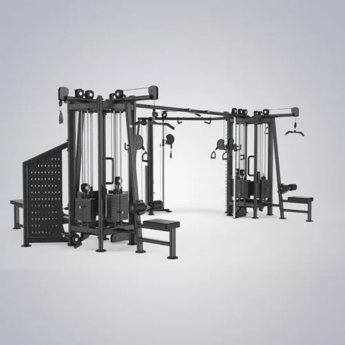 DHZ Fitness | Cable Pulls & Cable Stations, Multistations, U2066PB, EVOST III 9 Station Cable Tower