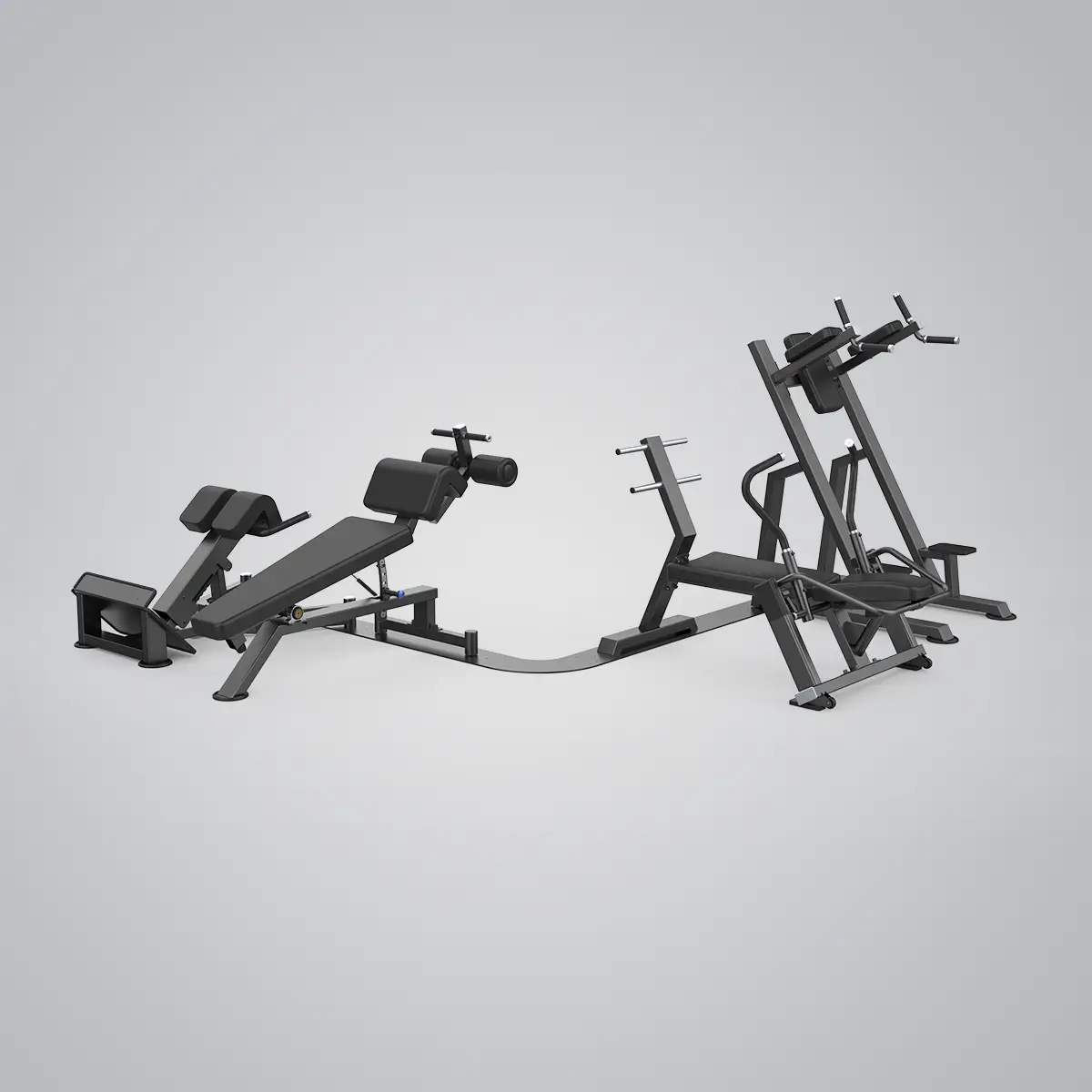 DHZ Fitness | Core Circle, U3058LJ, Core Circle L Corner with 4 Benches