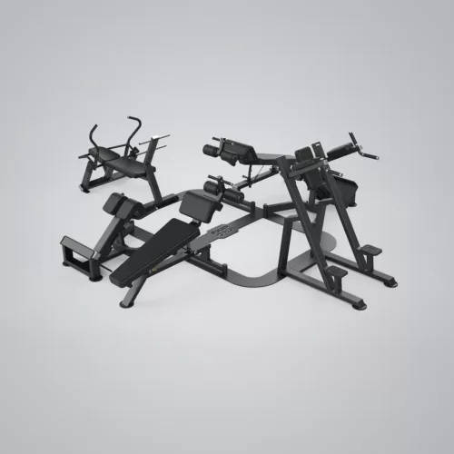 DHZ Fitness | Core Circle, U3058P, Core Circle XL Square with 6 Benches