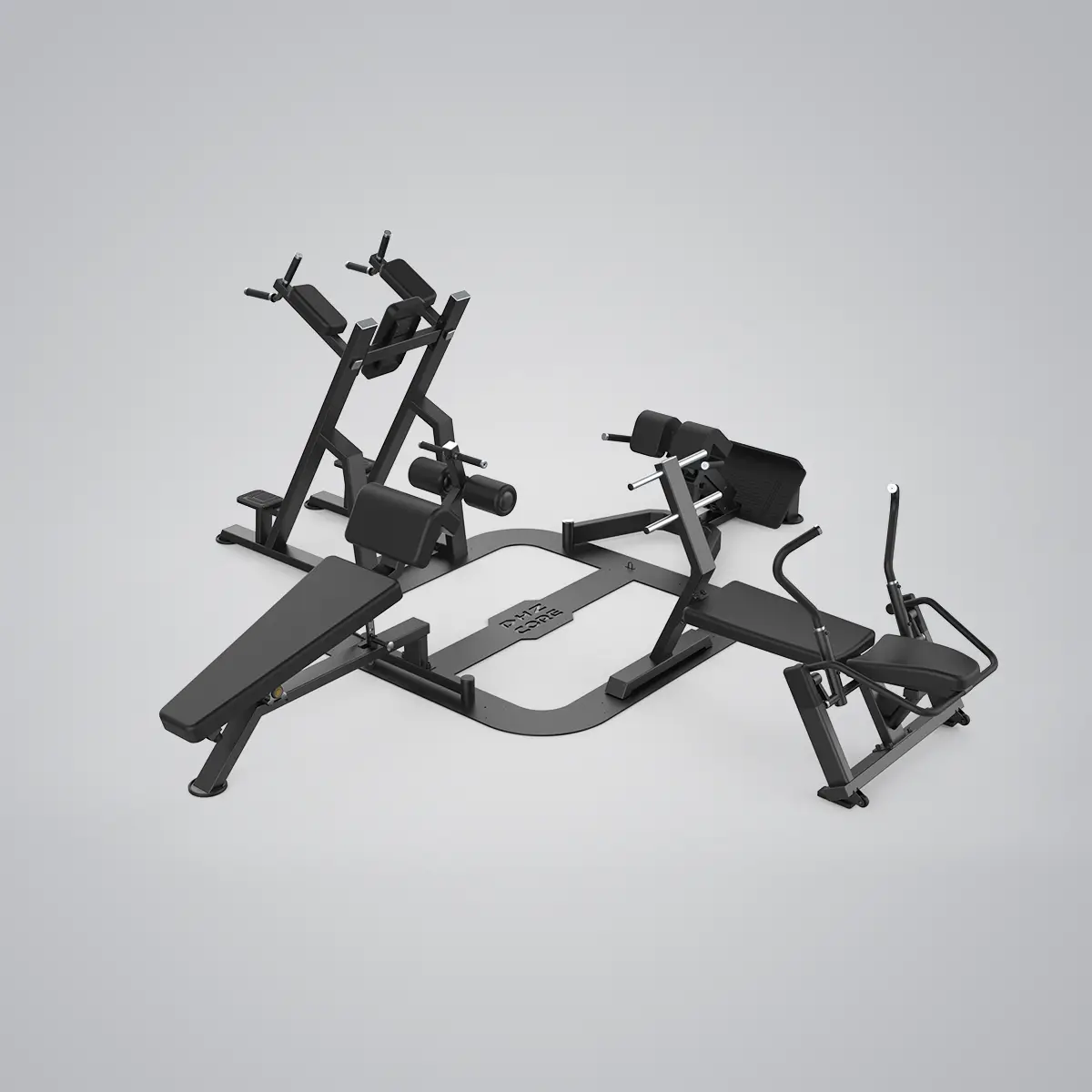 DHZ Fitness | Core Circle, U3058PJ, Core Circle Square with 4 Benches