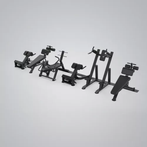 DHZ Fitness | Core Circle, U3058S, Core Circle XL Line with 6 Benches