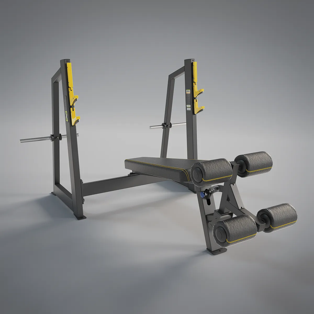 DHZ Fitness | Strength Equipment, EVOST II Strength, A3041, Olympic Decline Bench