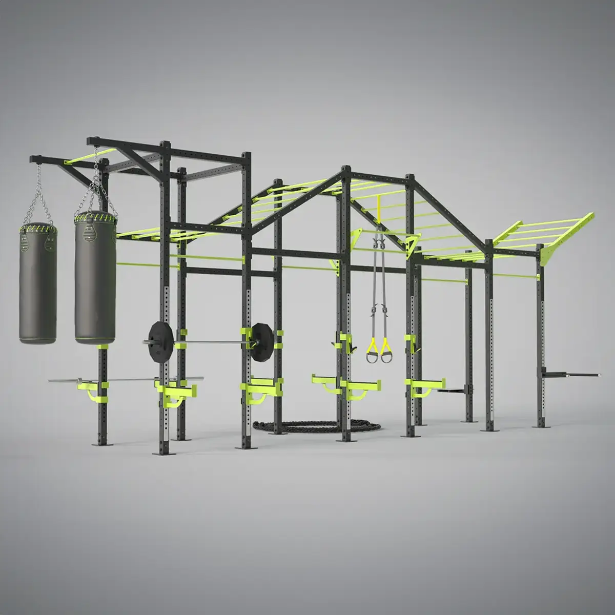 DHZ Fitness | Tower & Racks, Rigs, E6208, Crosstraining Mega Tower