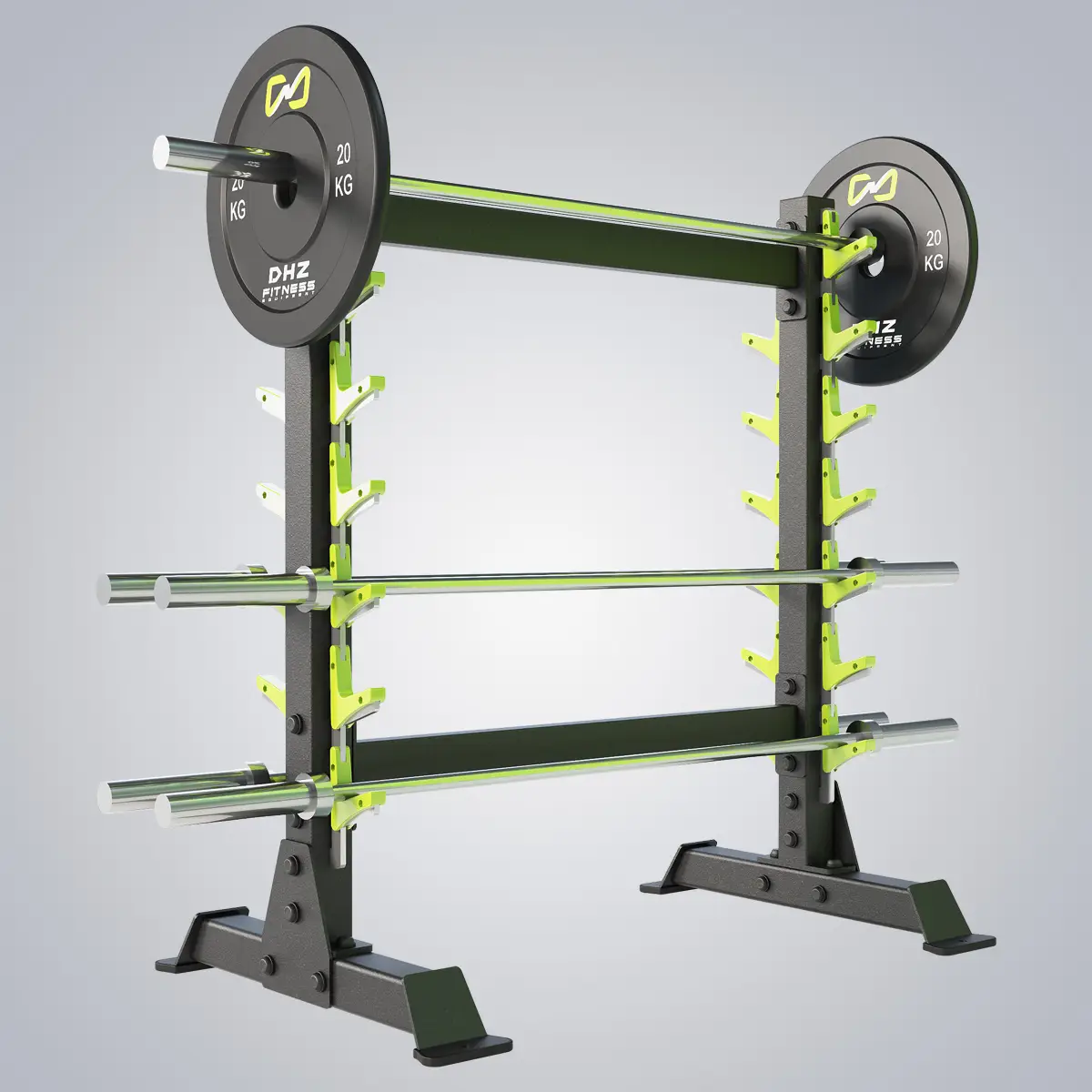DHZ Fitness | Freeweights & Gym Supply, Weights, E6231, Crosstraining Barbell Rack