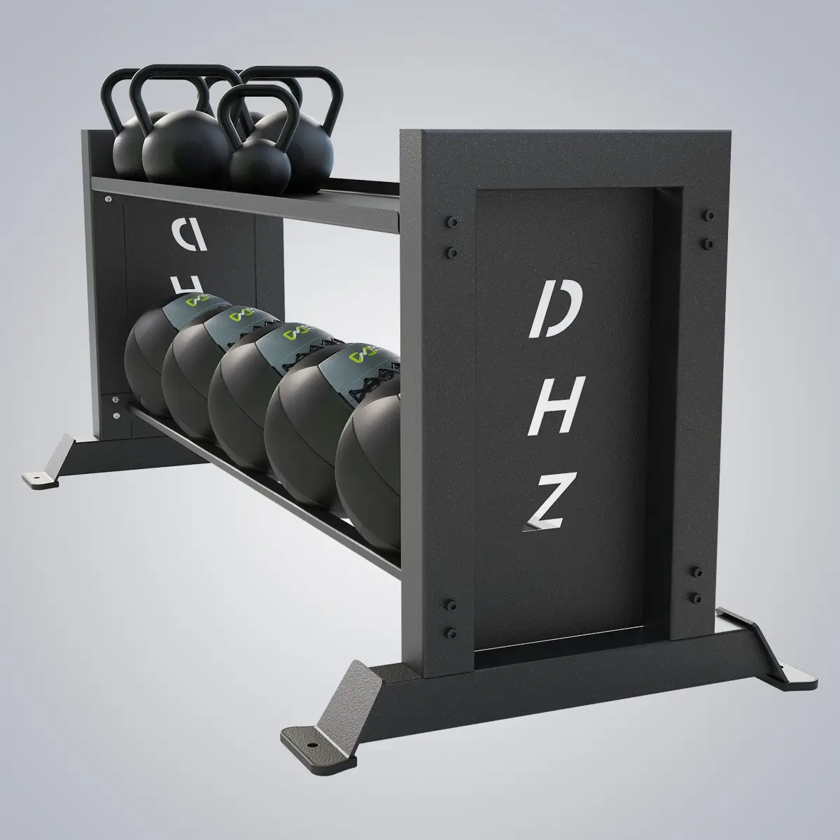 DHZ Fitness | Freeweights & Gym Supply, Weights, E6234, Crosstraining Kettle Bell Rack