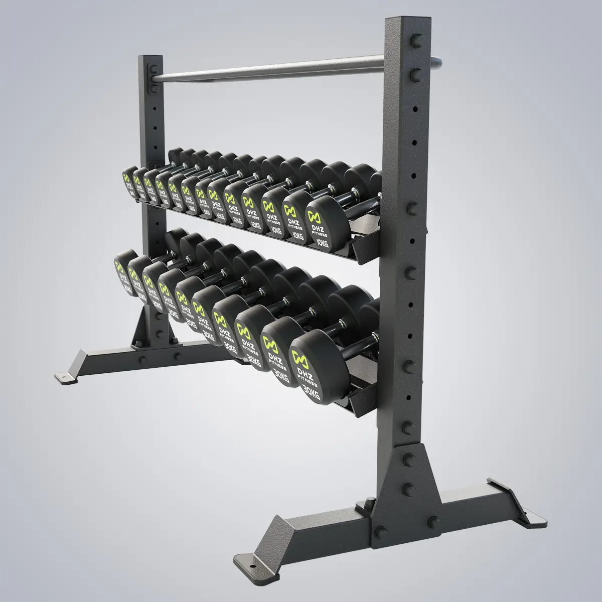 DHZ Fitness | Freeweights & Gym Supply, Weights, E6239, Crosstraining Dumbbell Rack