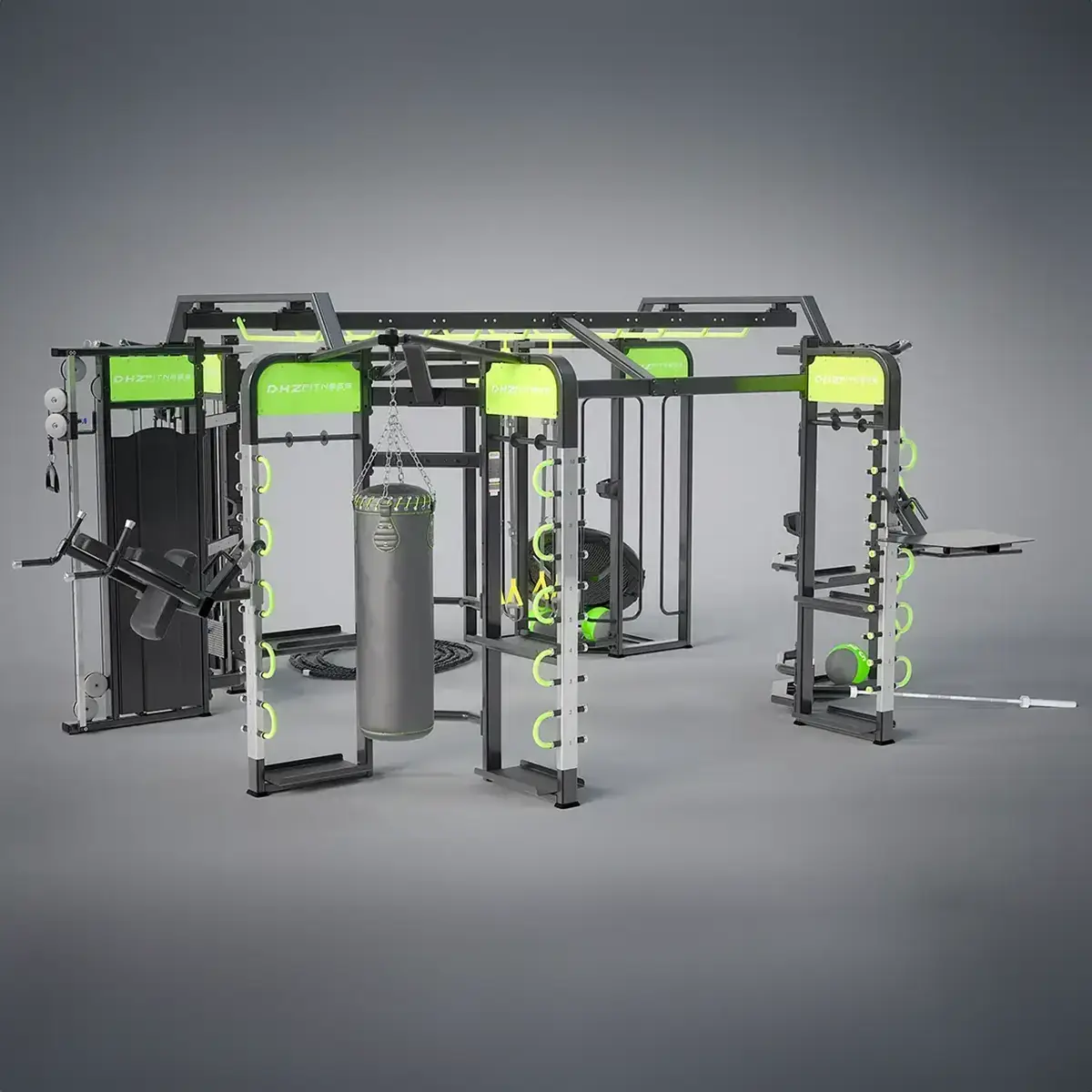 DHZ Fitness | Tower & Racks, E360 Functional Tower, E360C, Functional Tower 360C