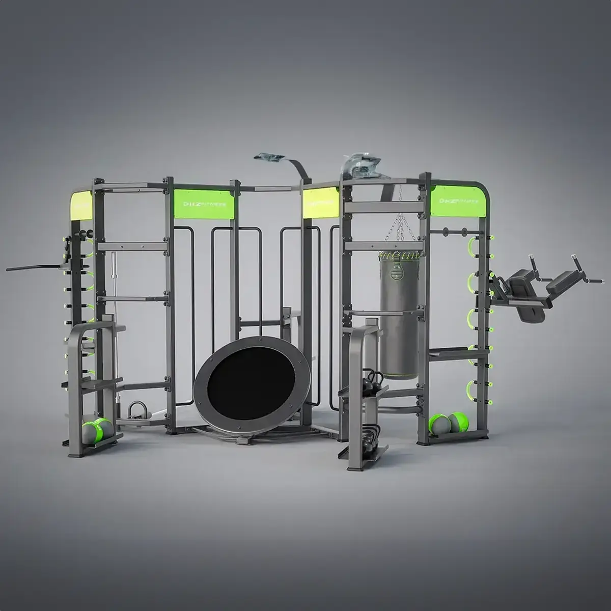 DHZ Fitness | Tower & Racks, E360 Functional Tower, E360F, Functional Tower 360F