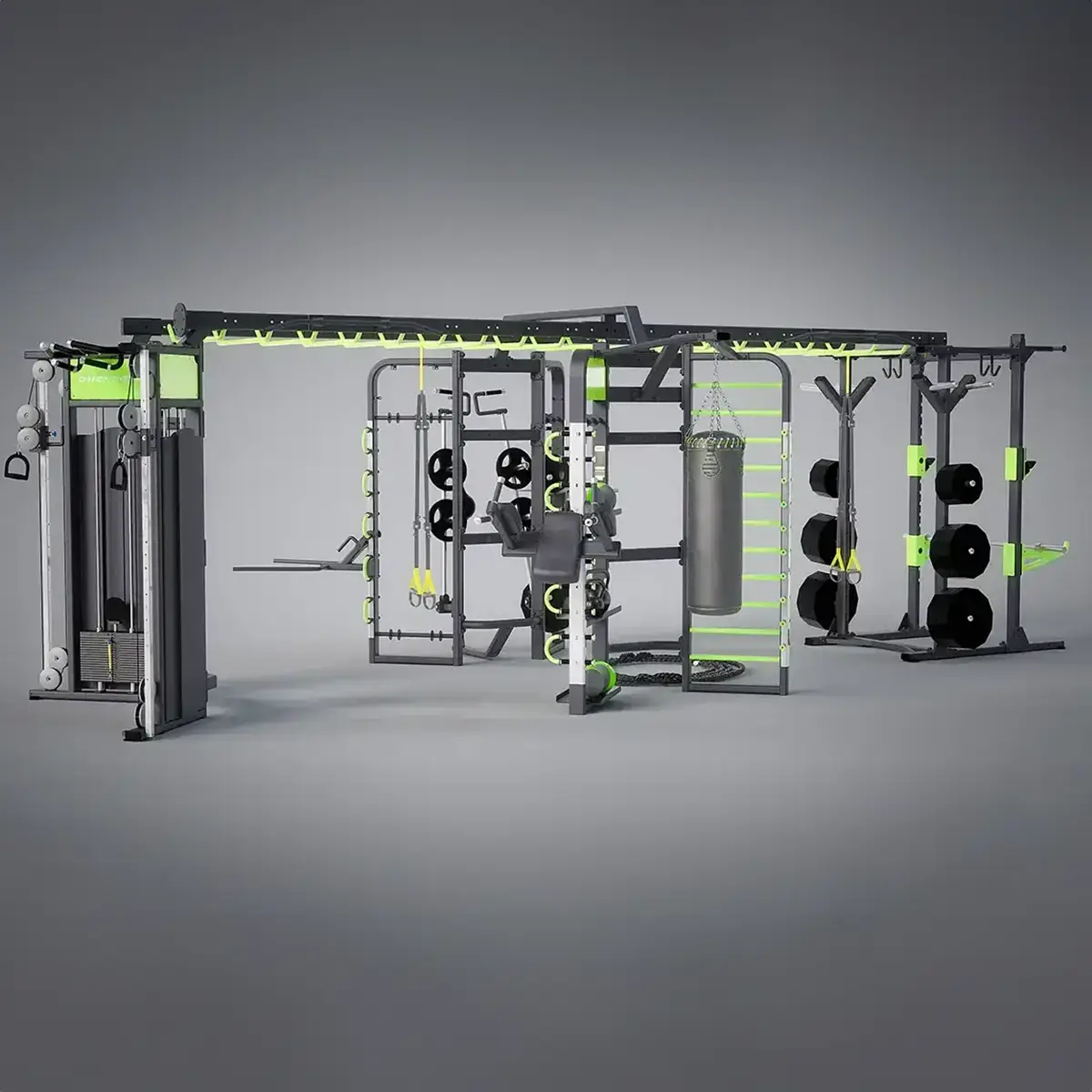 DHZ Fitness | Tower & Racks, E360 Functional Tower, E360H, Functional Tower 360H