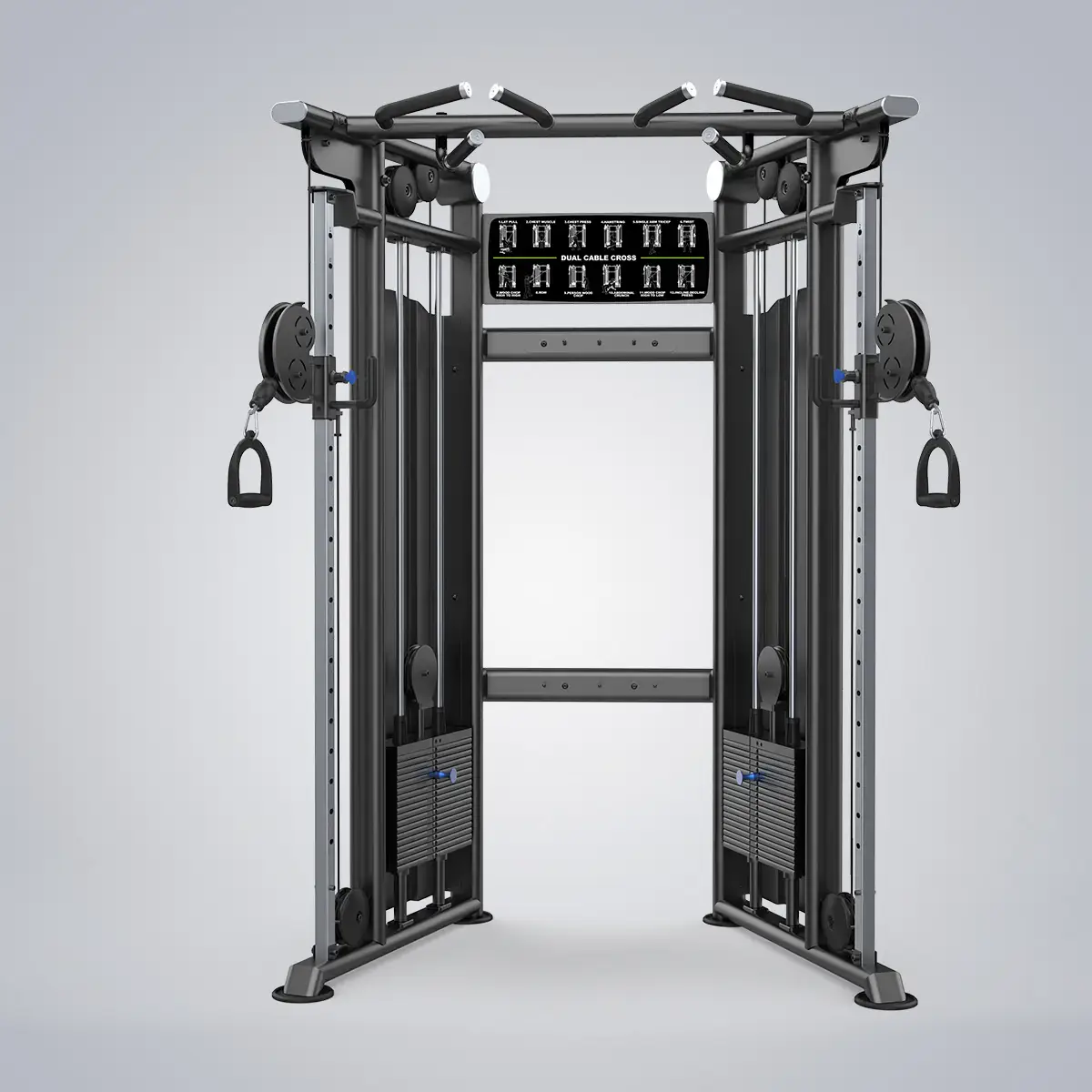 DHZ Fitness | Cable Pulls & Cable Stations, Individual Stations, U2017C, Functional Trainer Prestige