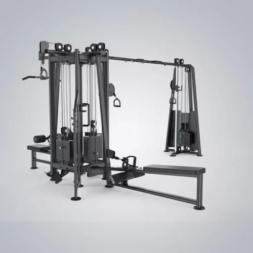 DHZ Fitness | Cable Pulls & Cable Stations, Multistations, U2066, EVOST III 5 Station Cable Tower