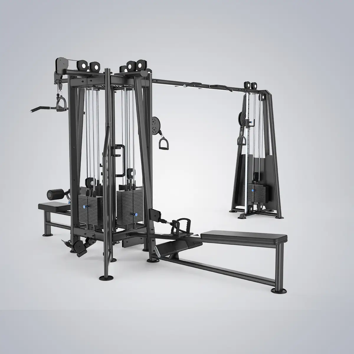 DHZ Fitness | Cable Pulls & Cable Stations, Multistations, U2066, EVOST III 5 Station Cable Tower