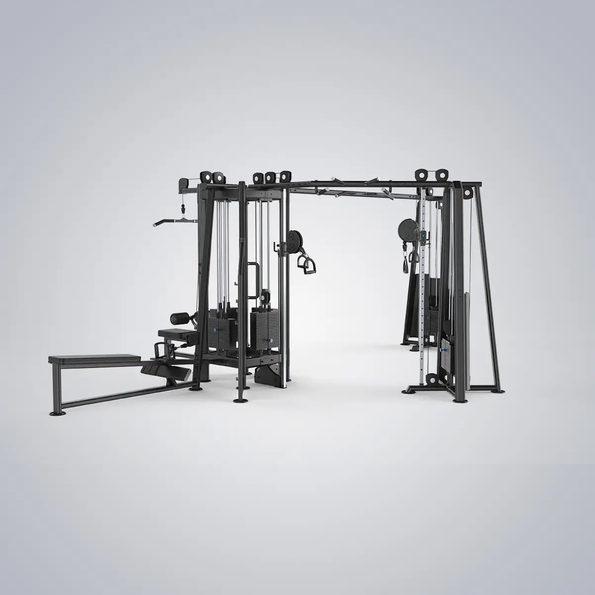 DHZ Fitness | Cable Pulls & Cable Stations, Multistations, U2066P, EVOST III 6 Station Cable Tower