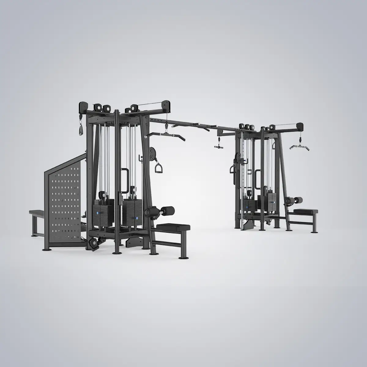 DHZ Fitness | Cable Pulls & Cable Stations, Multistations, U2066PA, EVOST III 8 Station Cable Tower