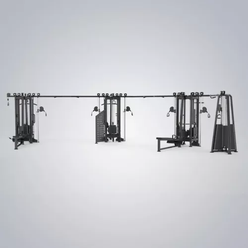 DHZ Fitness | Cable Pulls & Cable Stations, Multistations, U2066PD, EVOST III 13 Station Cable Tower