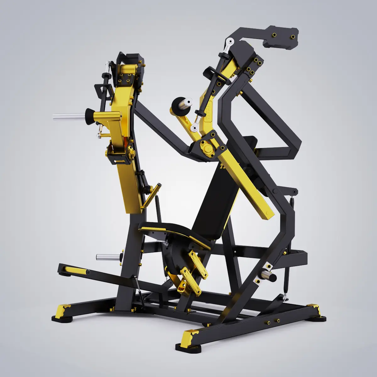 DHZ Fitness | Plate Loaded, TITAN MECHANIX , Y910ZAG, LOW CHEST PRESS