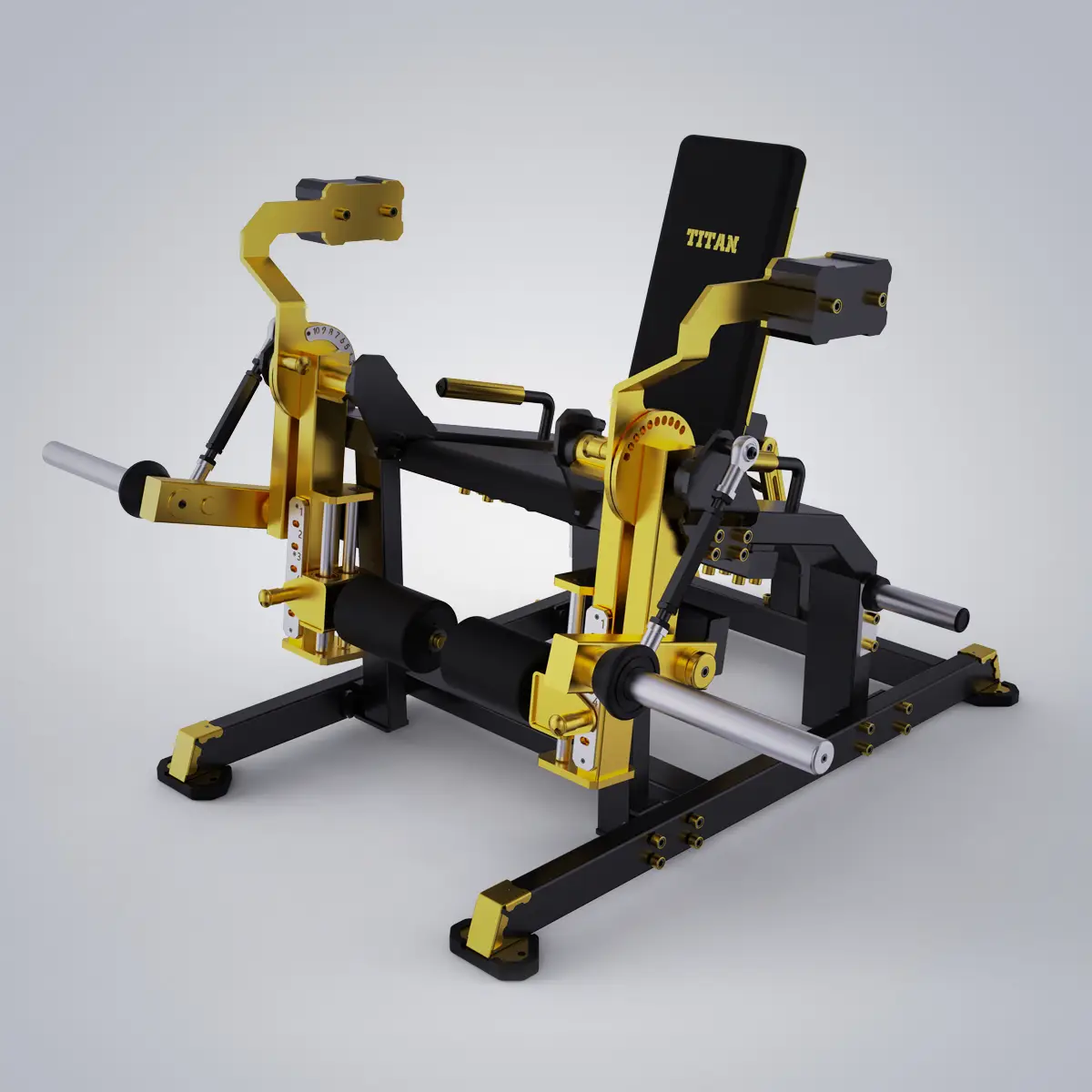 DHZ Fitness | Plate Loaded, TITAN MECHANIX , Y960ZAG, LEG EXTENSION