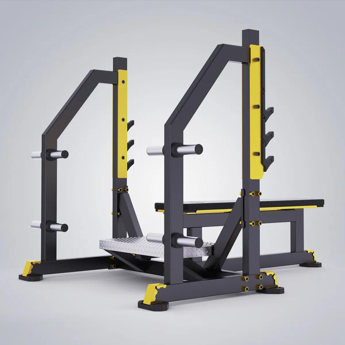 DHZ Fitness | Plate Loaded, TITAN MECHANIX , Y972ZAG, OLYMPIC FLAT BENCH