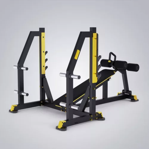 DHZ Fitness | Plate Loaded, TITAN MECHANIX , Y973ZAG, OLYMPIC DECLINE BENCH