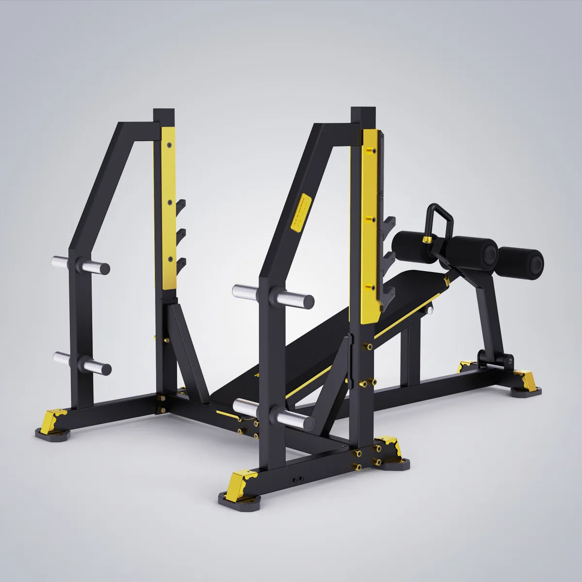 DHZ Fitness | Plate Loaded, TITAN MECHANIX , Y973ZAG, OLYMPIC DECLINE BENCH