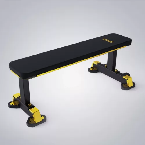 DHZ Fitness | Plate Loaded, TITAN MECHANIX , Y980ZAG, FLAT BENCH