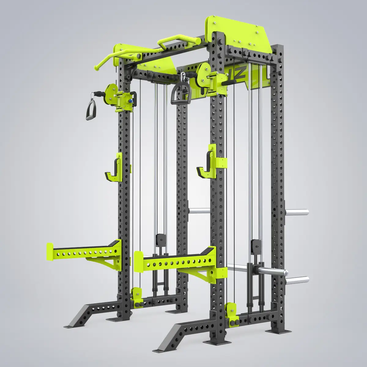 DHZ Fitness | Tower & Racks, Powerflex Half Rack, E6252A-A, POWERFLEX HALF RACK
