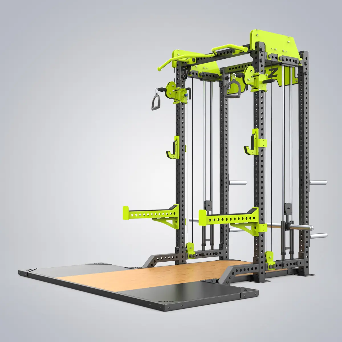 DHZ Fitness | Tower & Racks, Powerflex Half Rack, E6252AP, POWERFLEX HALF RACK COMBI