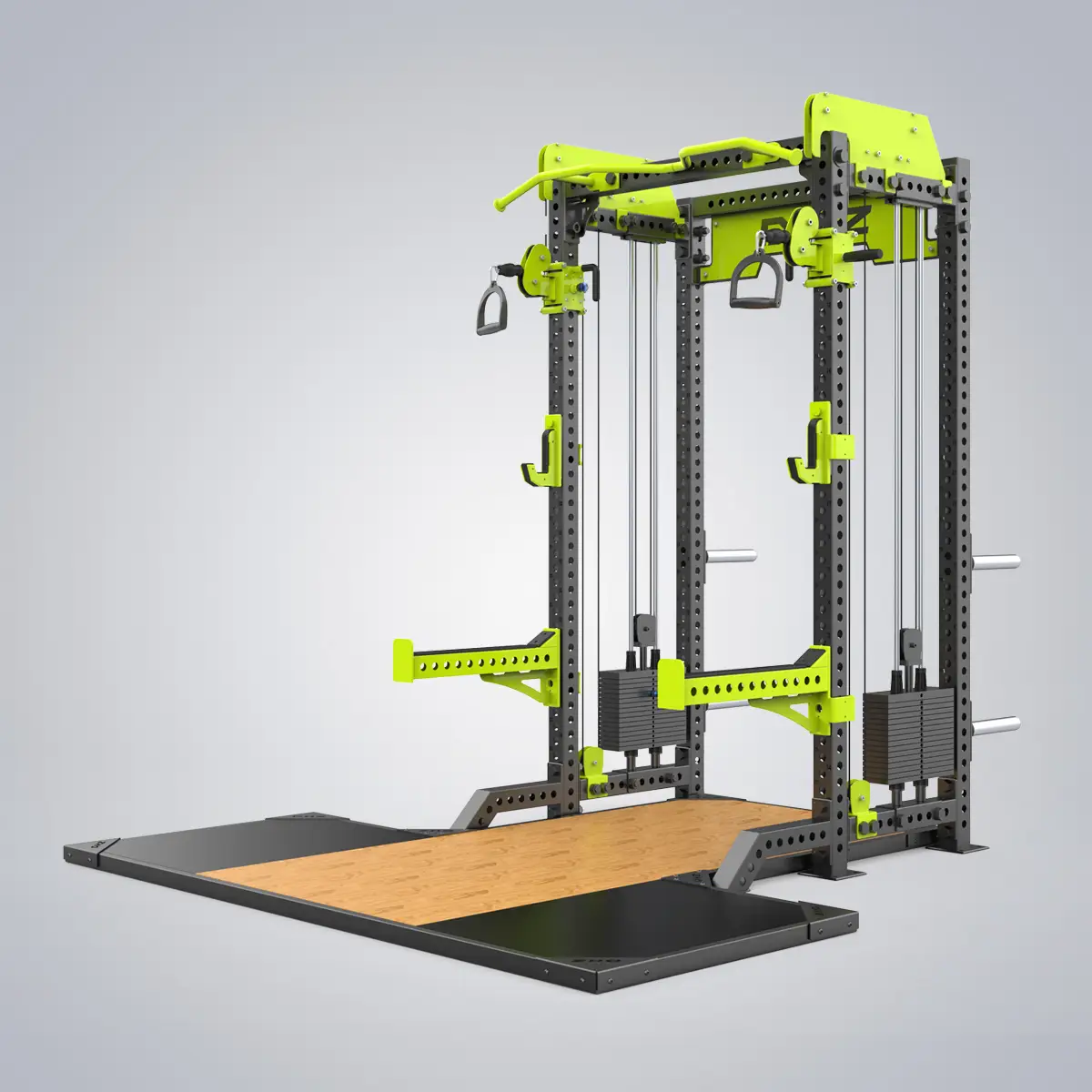 DHZ Fitness | Tower & Racks, Powerflex Half Rack, E6252BP, POWERFLEX HALF RACK COMBI