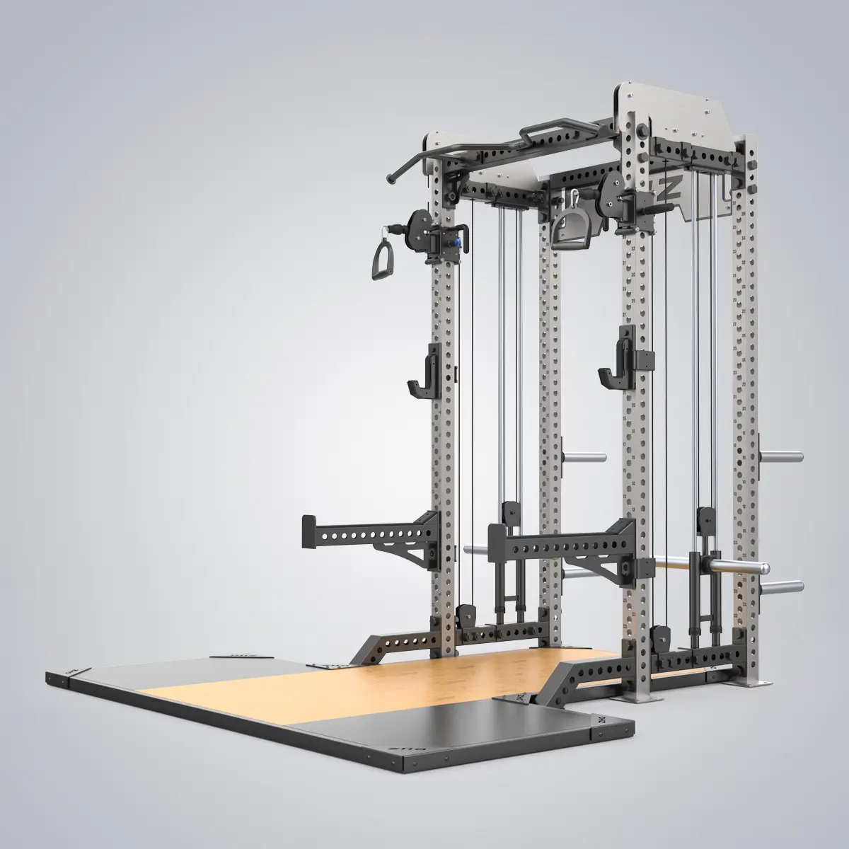 DHZ Fitness | Tower & Racks, Powerflex Half Rack, E6252AP-A, POWERFLEX HALF RACK COMBI