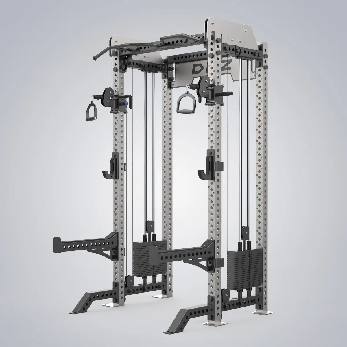 DHZ Fitness | Tower & Racks, Powerflex Half Rack, E6252B-A, POWERFLEX HALF RACK