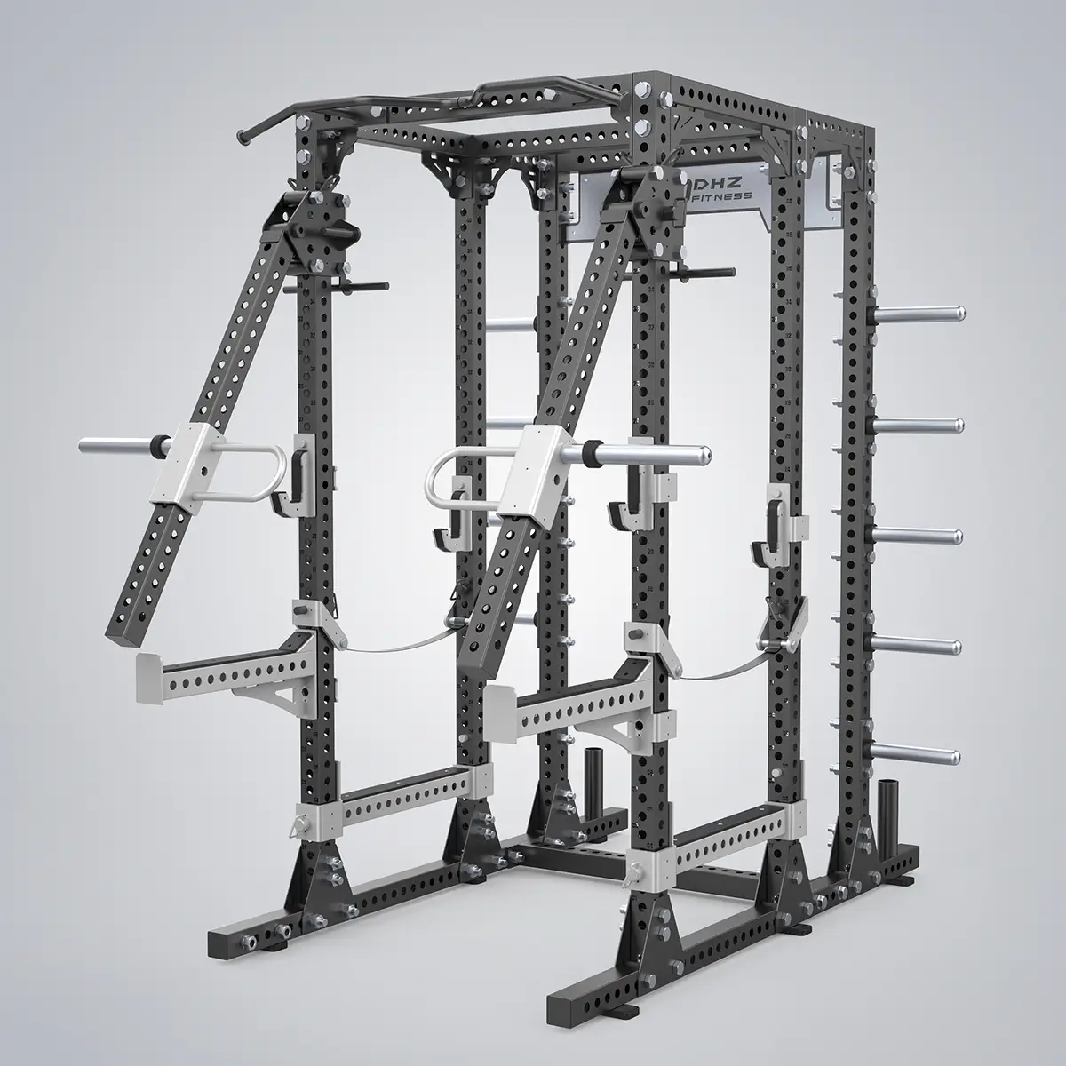 DHZ Fitness | Tower & Racks, Power Racks, E6212B, LEVER ARM RACK