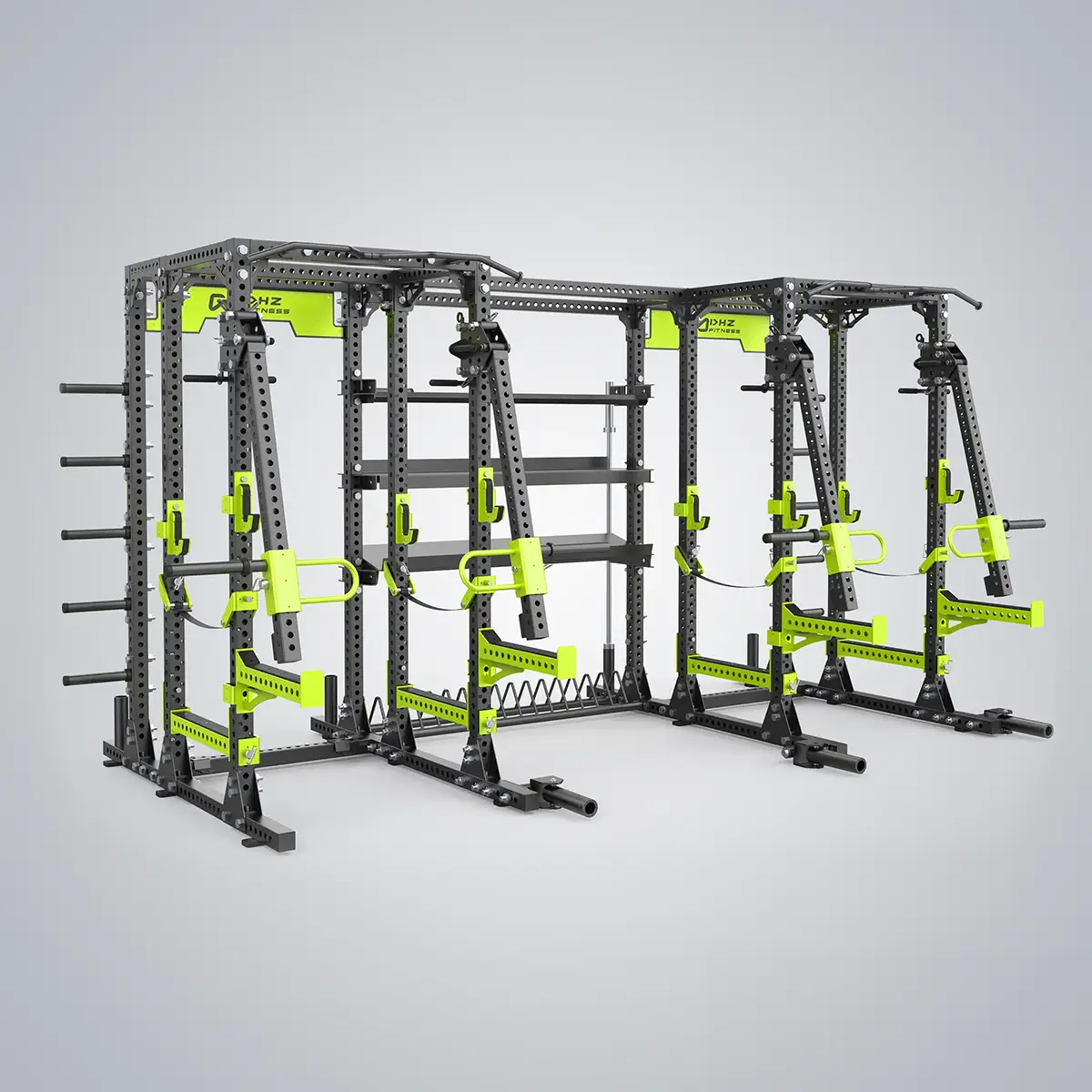 DHZ Fitness | Tower & Racks, Power Racks, E6215, LEVER ARM COMBO RACK