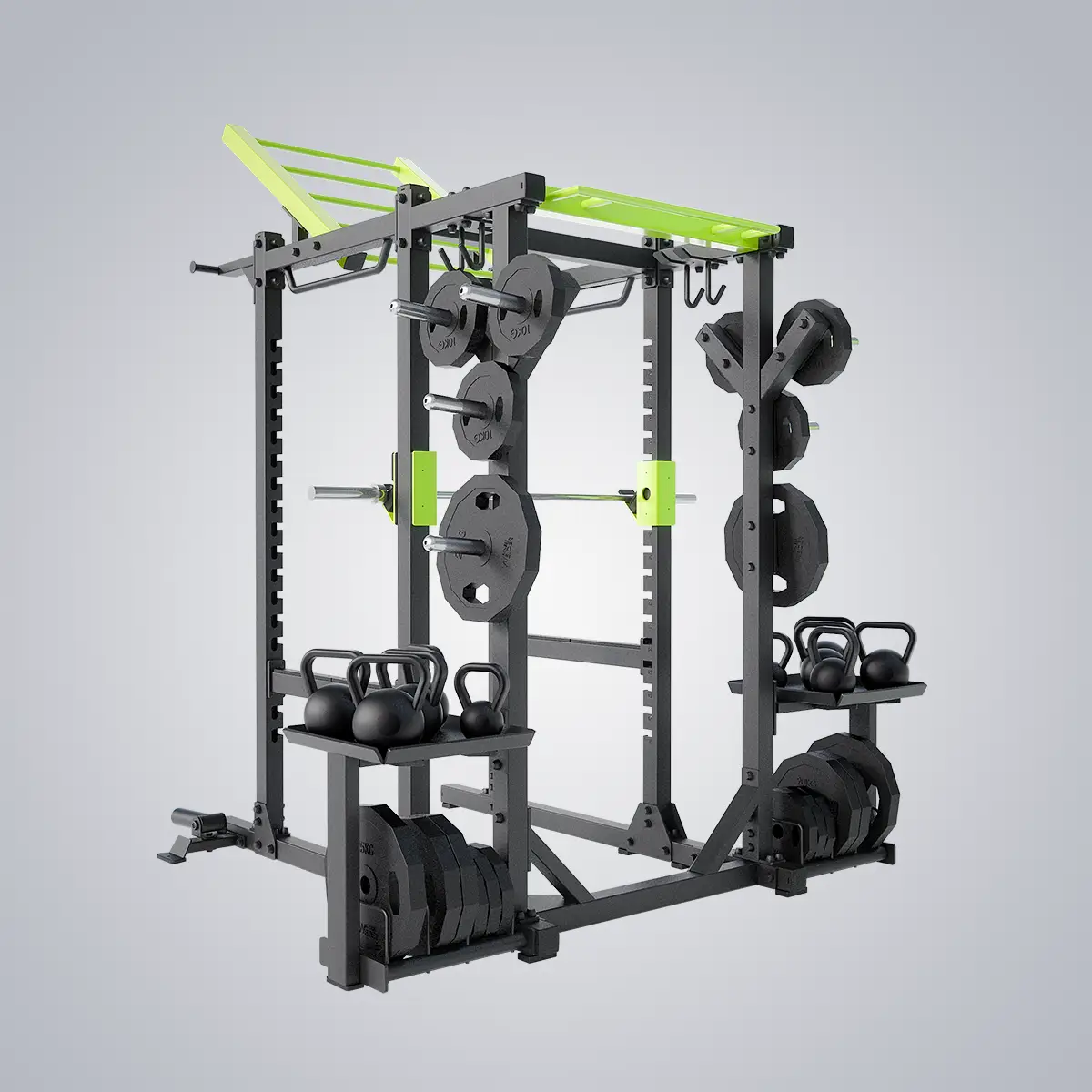 DHZ Fitness | Tower & Racks, Power Racks, E6225P, MULTI RACK COMBI