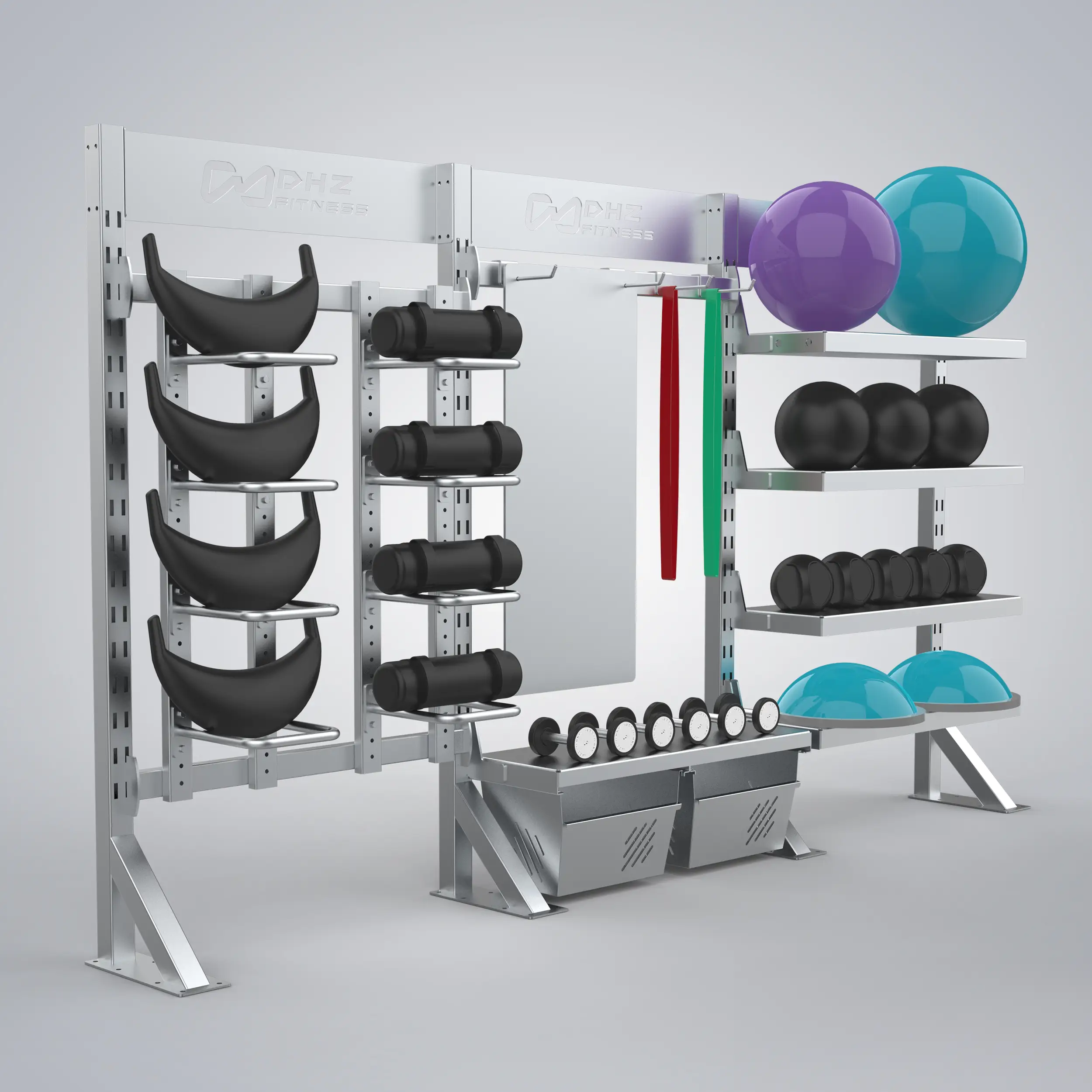 DHZ Fitness | Tower & Racks, Storage, E6245, Crosstraining Storage Rack