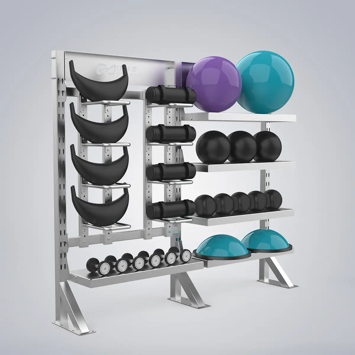 DHZ Fitness | Tower & Racks, Storage, E6248, DOUBLE STORAGE
