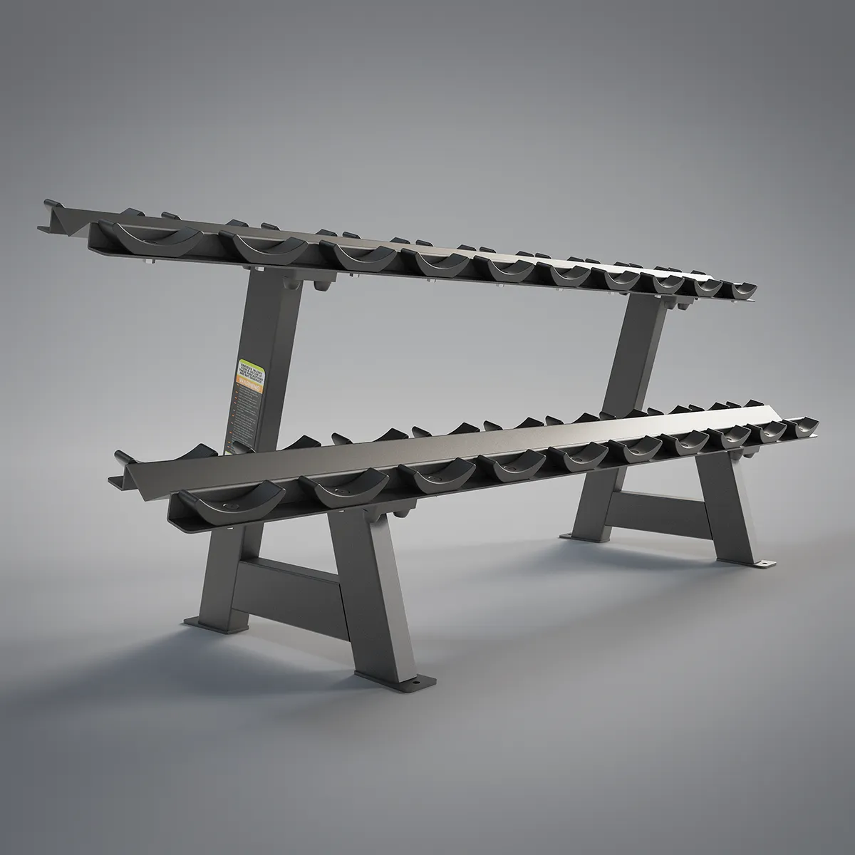 DHZ Fitness | Strength Equipment, EVOST II Strength, A3077, Dumbbell Rack