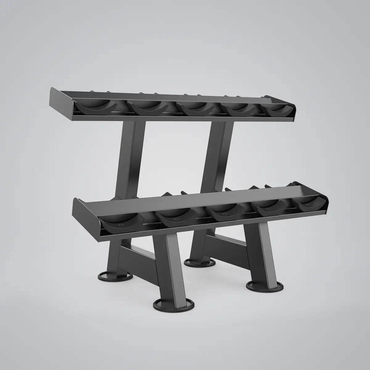 DHZ Fitness | Strength Equipment, EVOST II Strength, A3077S, 5 Sets Dumbbell Rack