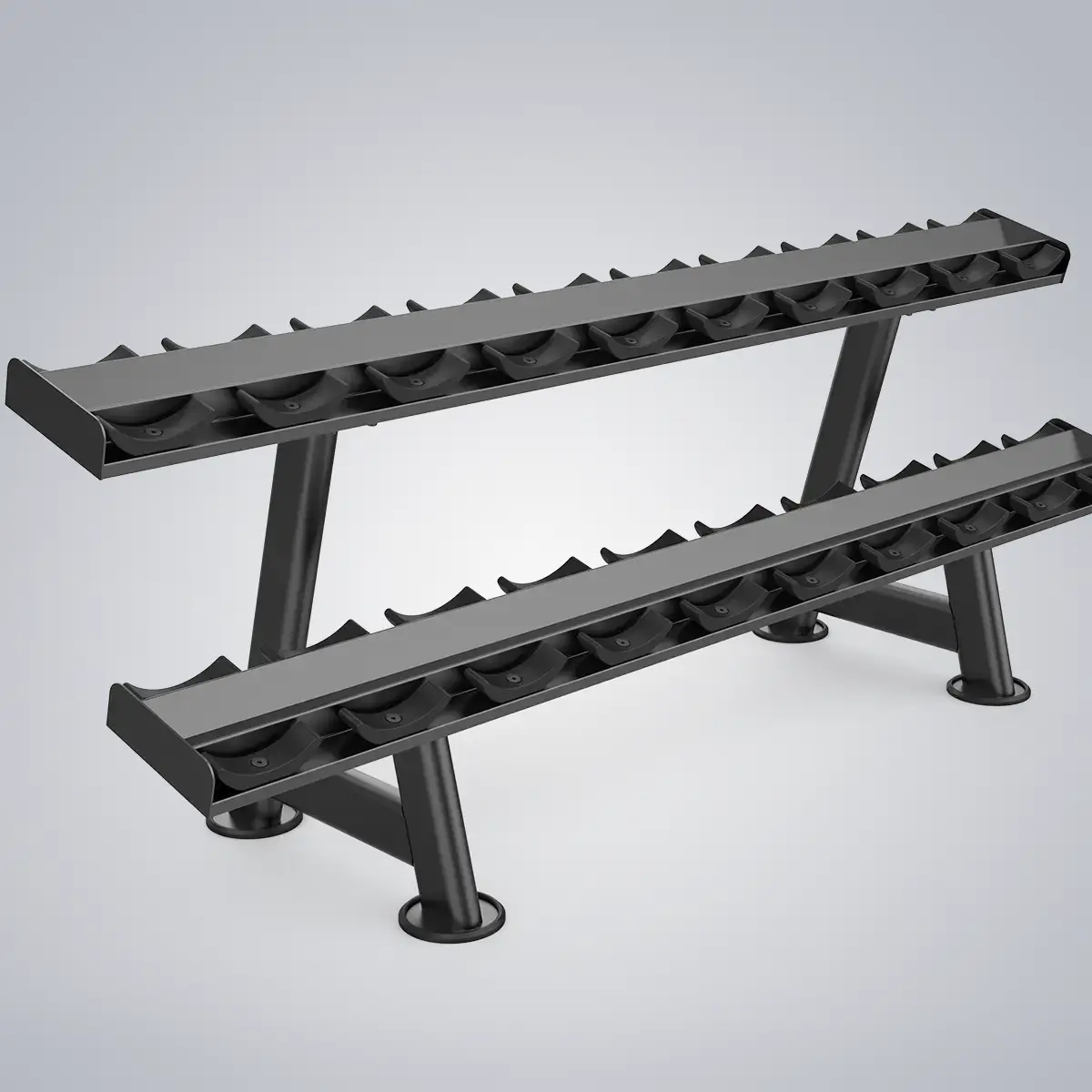 DHZ Fitness | Strength Equipment, EVOST III Strength, U2077, 10 Sets Dumbbell Rack