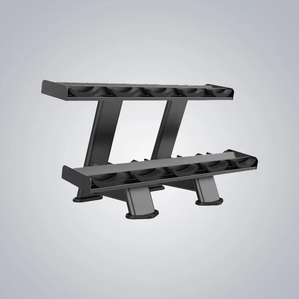 DHZ Fitness | Strength Equipment, PRESTIGE PRO Strength, E7077S, PRESTIGE PRO Dumbbell Rack