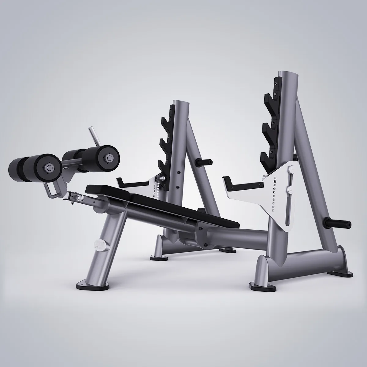 DHZ Fitness | Plate Loaded, TITAN EXTREME, T931, Olympic Decline Bench