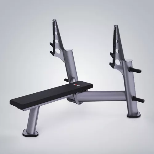 DHZ Fitness | Plate Loaded, TITAN EXTREME, T933P, Olympic Flat Bench