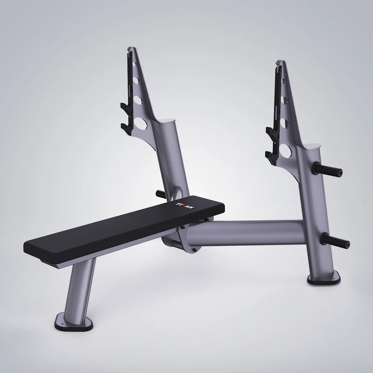 DHZ Fitness | Plate Loaded, TITAN EXTREME, T933P, Olympic Flat Bench